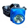 Ultraflash фонарь налобный LED5374 (акк.4V 0.35Ah) 1св/д 0.5W синий /пластик, отражат., з/у 220V